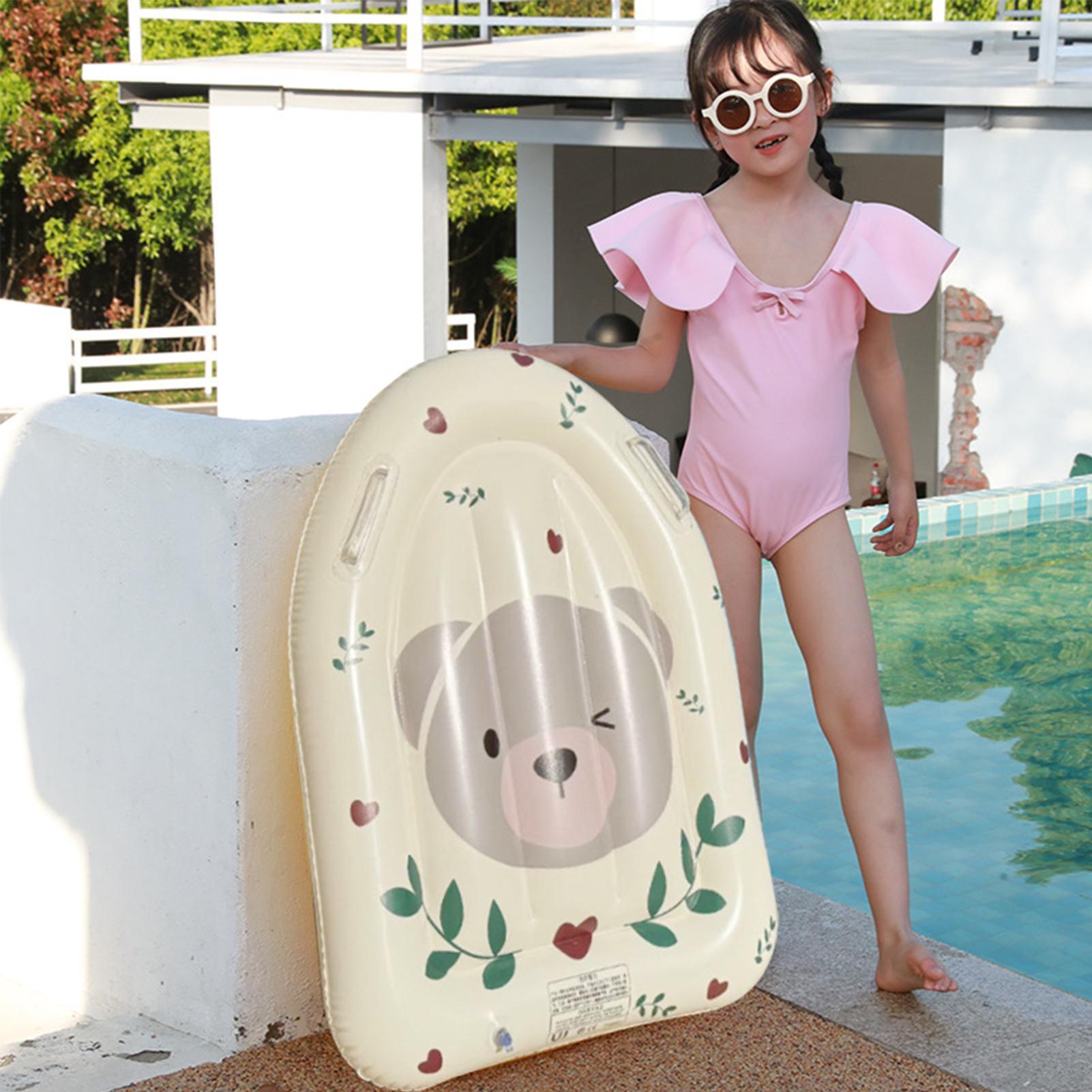 Kids Outdoor Inflatable - インフレータブルサーフボード子供用ビーチプールフロートハンドル付きビーチインフレータブルサーフボード男の子女の子用屋外プールウォーターパーク