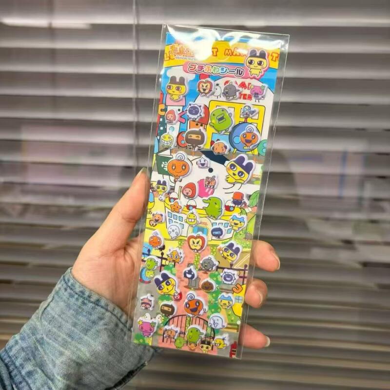 Bandai Model Tamagotchi - 6 個たまごっち漫画バブルステッカー創造性 Diy 電話ケーススーツケースラップトップ装飾ステッカーアニメ周辺機器ギフトおもちゃ
