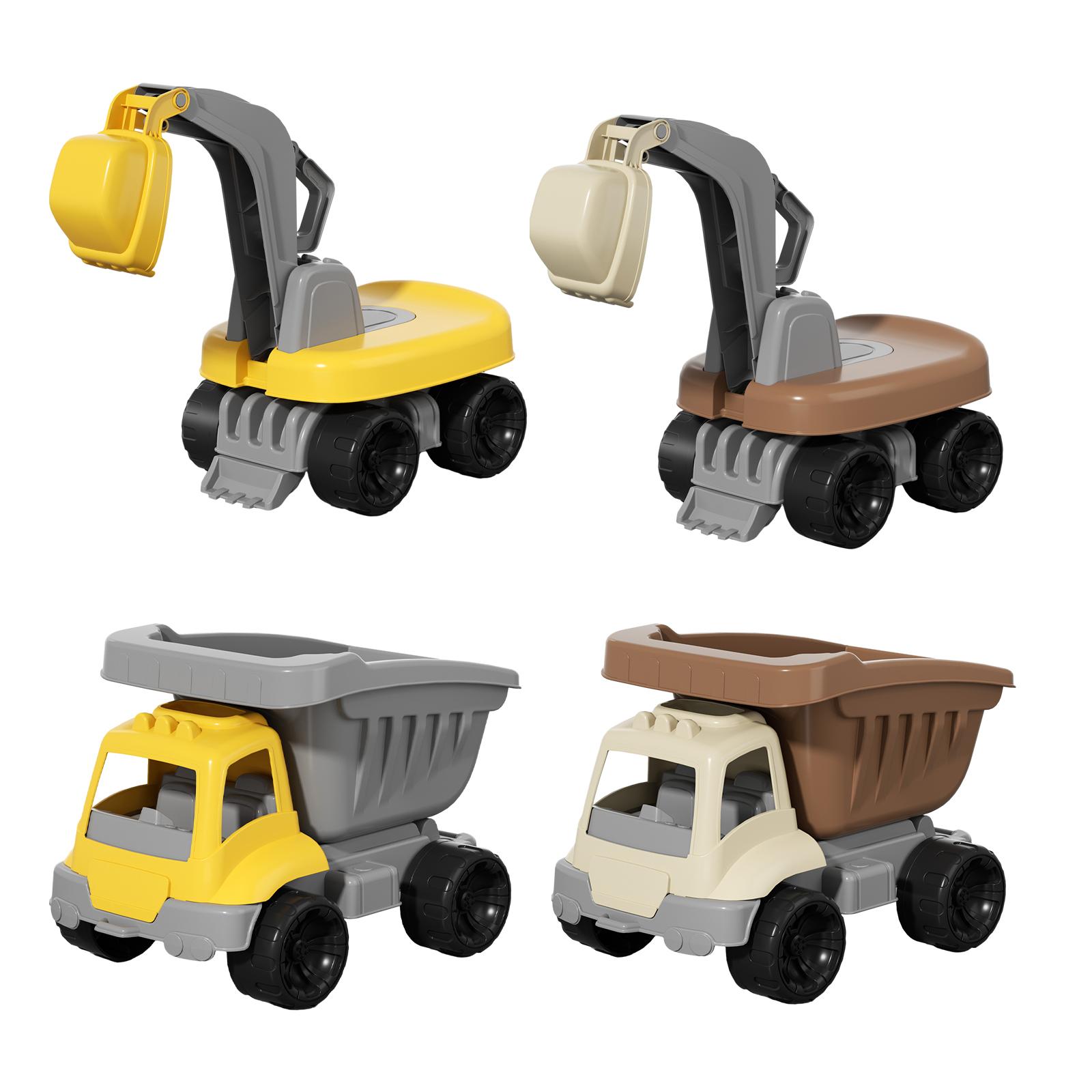 Kids Outdoor Dump Truck - ビーチトイ エンジニアリング車両 建設車両 耐久性のある細かい運動能力を養う教育玩具 屋内屋外用 子供向け
