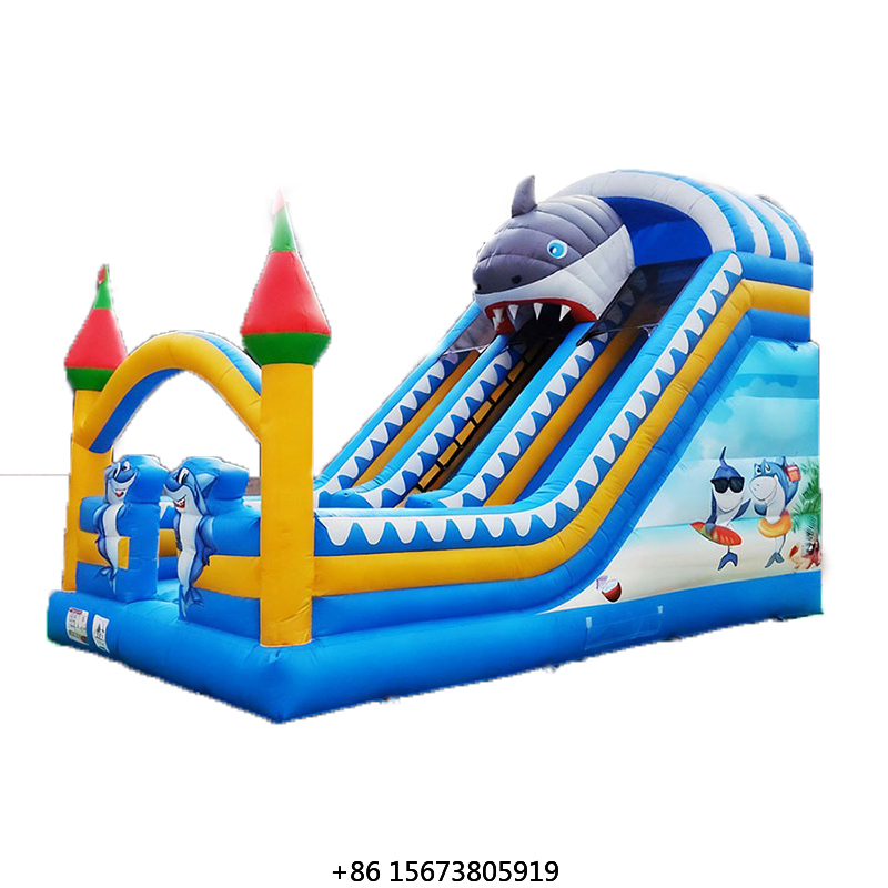 Kids Outdoor Inflatable - レンタル可能な小型インフレータブル滑り台、屋外用厚手PVC製インフレータブル城、子供の誕生日パーティーや遊び場での楽しい時間に