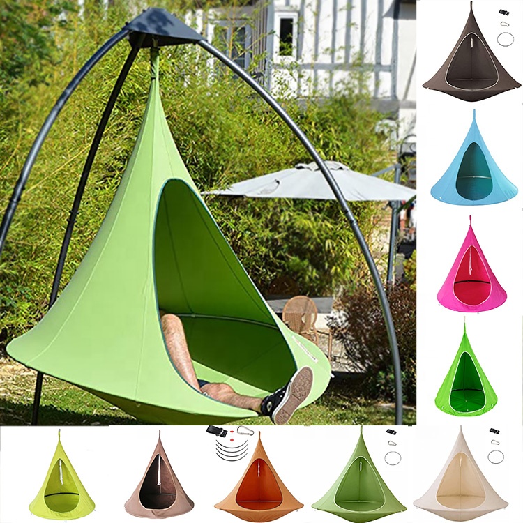 Kids Outdoor Hanging Chair - 子供大人用屋外キャンプ防水レジャーハンギングテントハンギングチェア屋内家具ティピーツリーハウステントツリーポッド