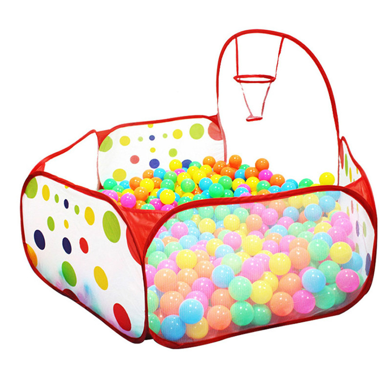 子供用のバスケットとボール付きの折りたたみ式プール,赤ちゃん - Outdoor Children'S Park のレビューと価格
