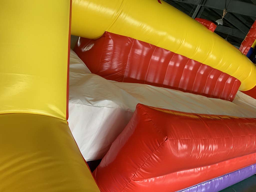 業務用巨大インフレータブル障害物コース、スライド付きPVC製 - Kids Outdoor Obstacle Course のレビューと価格