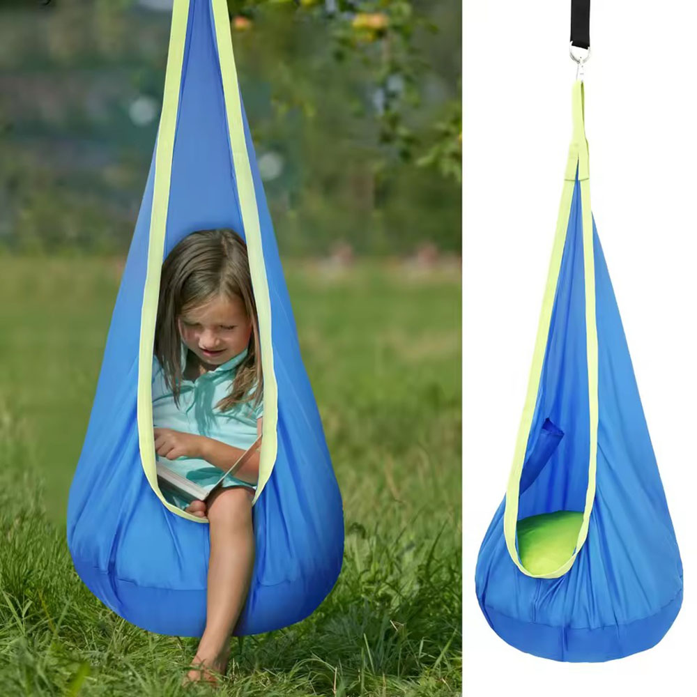 キッズポッドスイングシート ナイロン製ハンギングチェア イン - Kids Outdoor Hanging Chair のレビューと価格