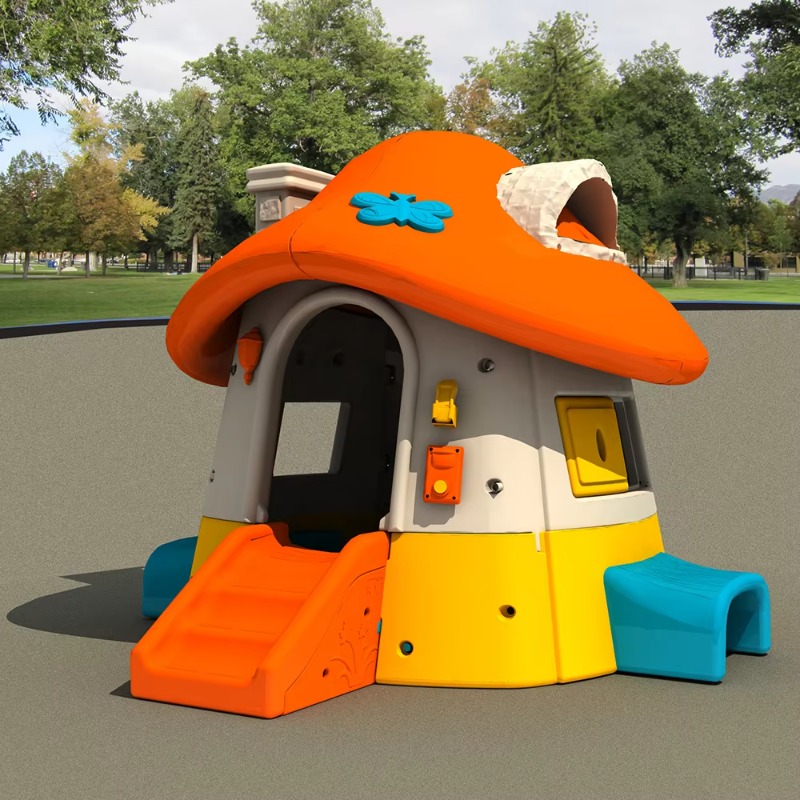 家庭用裏庭子供用遊び場プラスチック製プレイハウスミニプレイグ - Kids Outdoor Play Area のレビューと価格