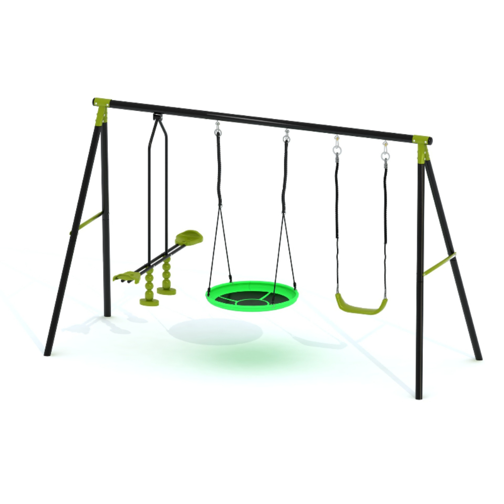 3in1子供用スイング・滑り台・クライミングセット、ハンギン - Kids Outdoor Hanging Chair のレビューと価格