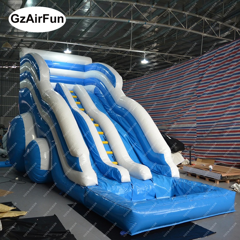 工場カスタマイズ格安子供用屋外ダブルスライドウォーターパーク - Kids Outdoor Inflatable Water Slide のレビューと価格