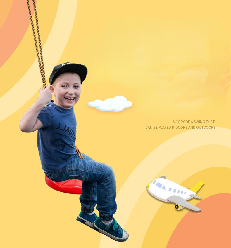 子供用ディスクスイング子供屋内および屋外スポーツ赤青肥厚八角 - Kids Outdoor Hanging Chair のレビューと価格