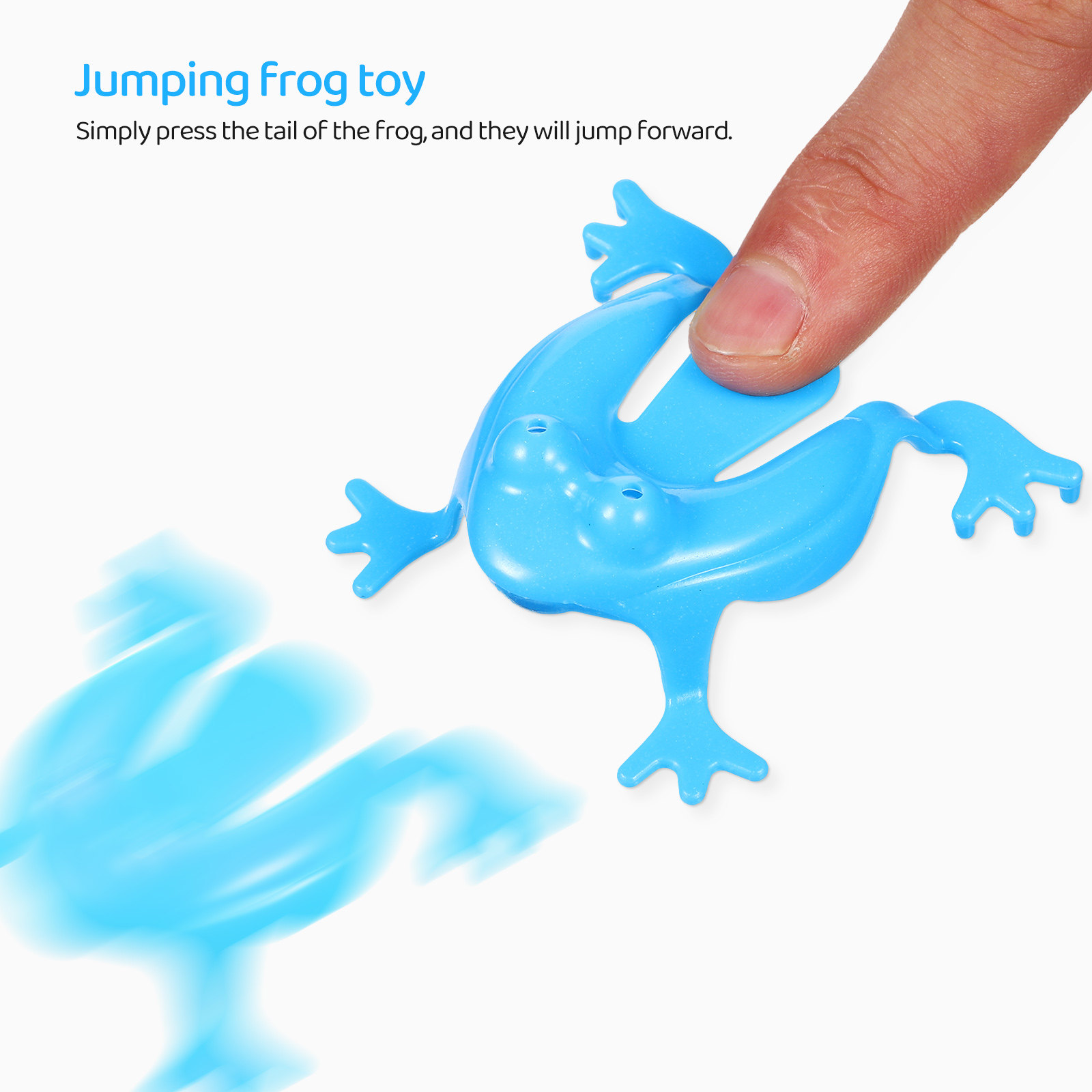 16個入りジャンプフロッグ、アソートカラー、春の楽しい動物の - Kids Outdoor Jumping のレビューと価格