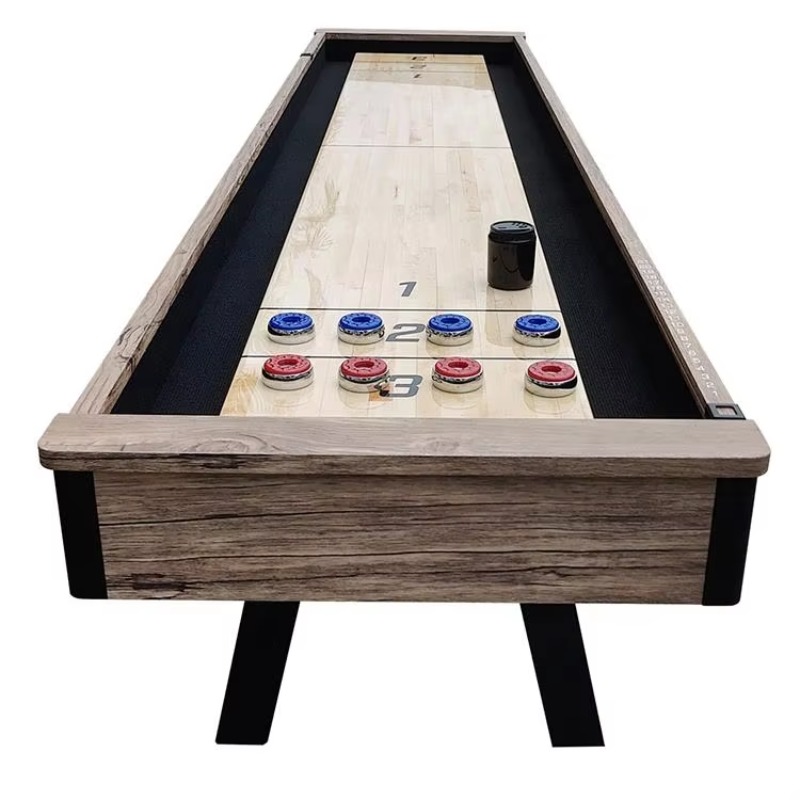 9フィートのポータブルアーケードシャッフルボードゲームテーブ - Kids Outdoor Games のレビューと価格