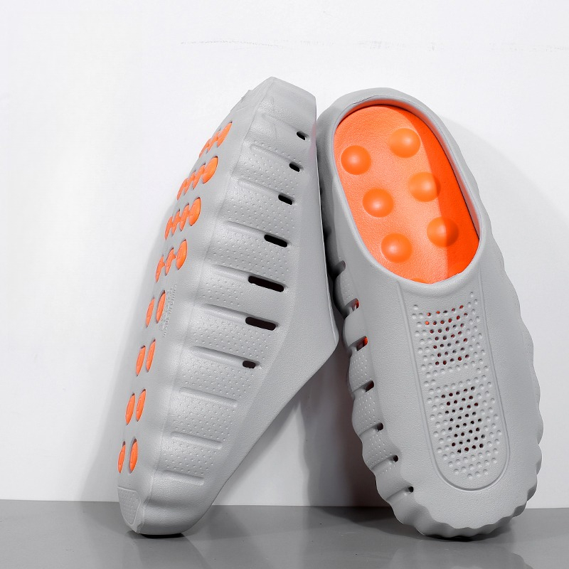夏のメンズマッサージスリッパ 室内室外サンダル ビーチ快適ソ - Kids Outdoor Jumping のレビューと価格