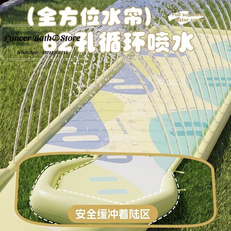 国境を越えたPVC製ウォータースライド、屋外サーフィン用スラ - Outdoor Children'S Park のレビューと価格