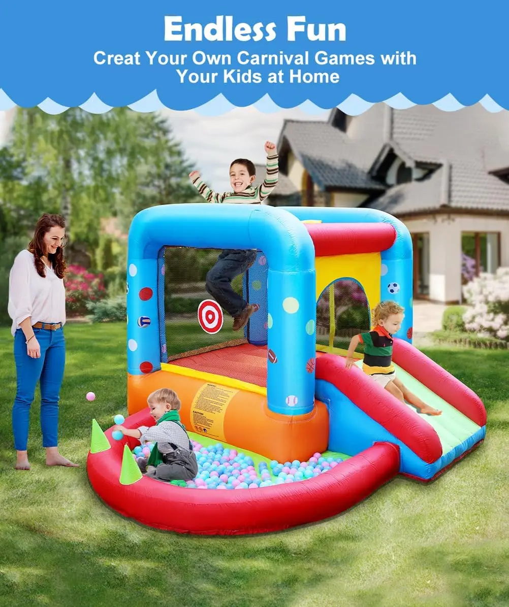 Step4Fun インフレータブルバウンスハウス、子供用キャ - Kids Outdoor Jumping のレビューと価格
