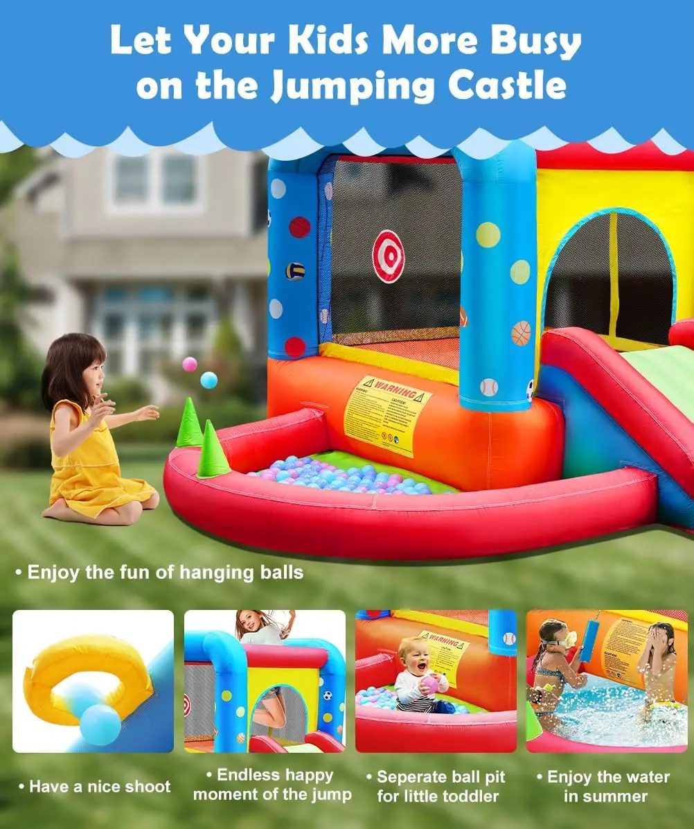 Step4Fun インフレータブルバウンスハウス、子供用キャ - Kids Outdoor Jumping のレビューと価格