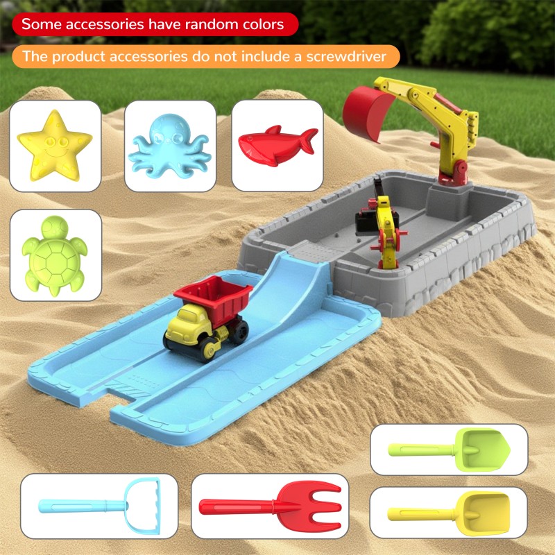 MQUDUO キッズ建設トラック砂遊びセット ランチャーラン - Kids Outdoor Dump Truck のレビューと価格