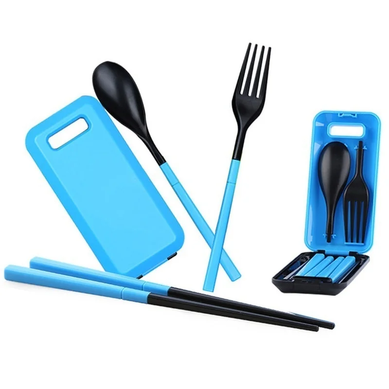 子供用折りたたみ式トラベル食器セット,子供用食器,包丁,弁当 - Kids Outdoor Dining Set のレビューと価格