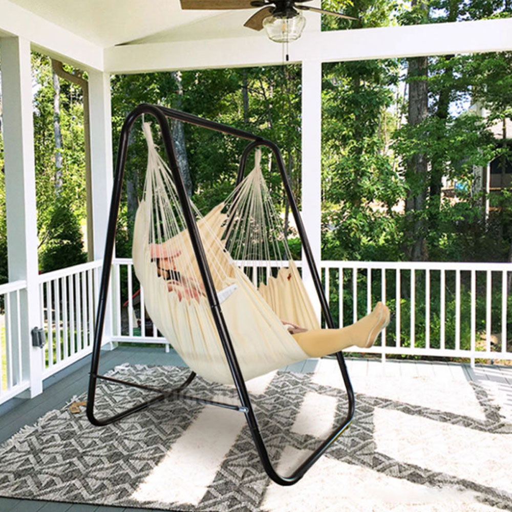スイングスタンドハンモックハンギングチェア、簡単設置、屋内屋 - Kids Outdoor Hanging Chair のレビューと価格