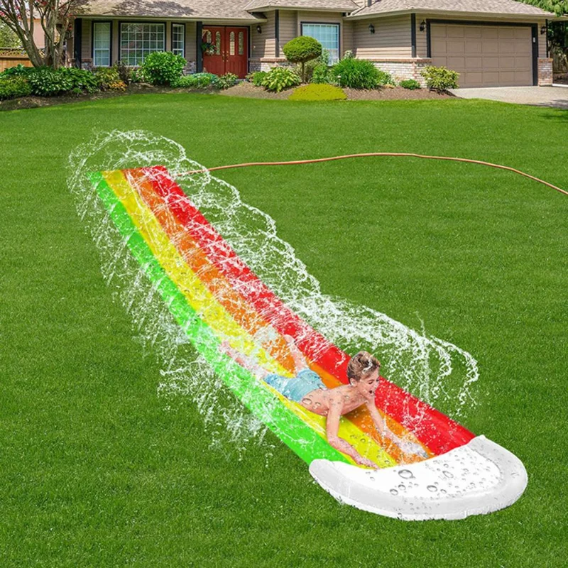 ゲームセンター裏庭子供大人のおもちゃインフレータブルウォータ - Kids Outdoor Inflatable Water Slide のレビューと価格