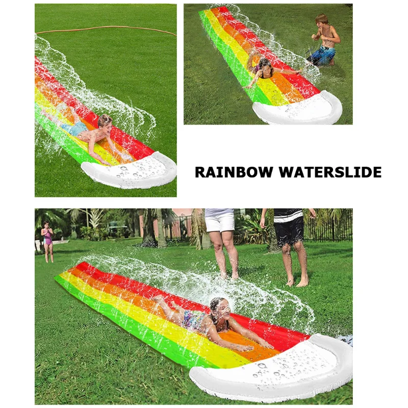ゲームセンター裏庭子供大人のおもちゃインフレータブルウォータ - Kids Outdoor Inflatable Water Slide のレビューと価格