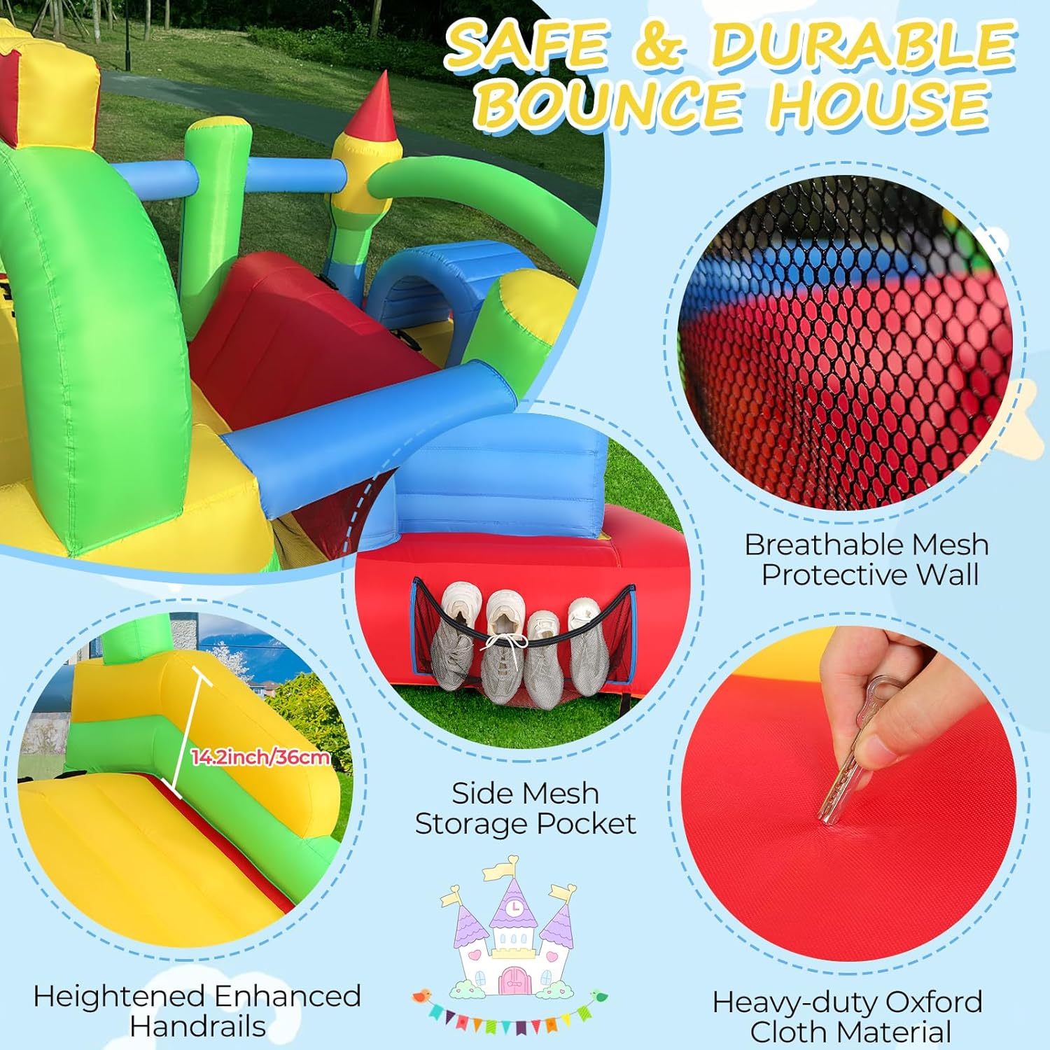 KFインフレータブル障害物コース（Big18 x 8.2フィ - Kids Outdoor Obstacle Course のレビューと価格