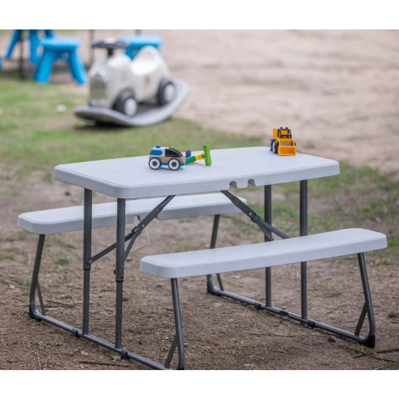子供用折りたたみピクニックテーブル アウトドアガーデンキャン - Kids Outdoor Dining Set のレビューと価格