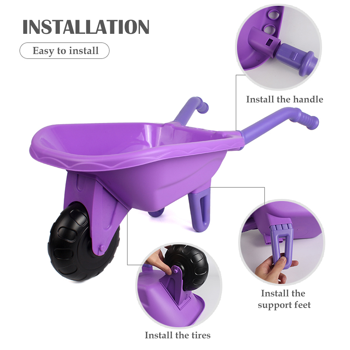 子供用園芸ツールセットおもちゃ、子供用屋外ガーデンビーチカー - Kids Outdoor Play Area のレビューと価格