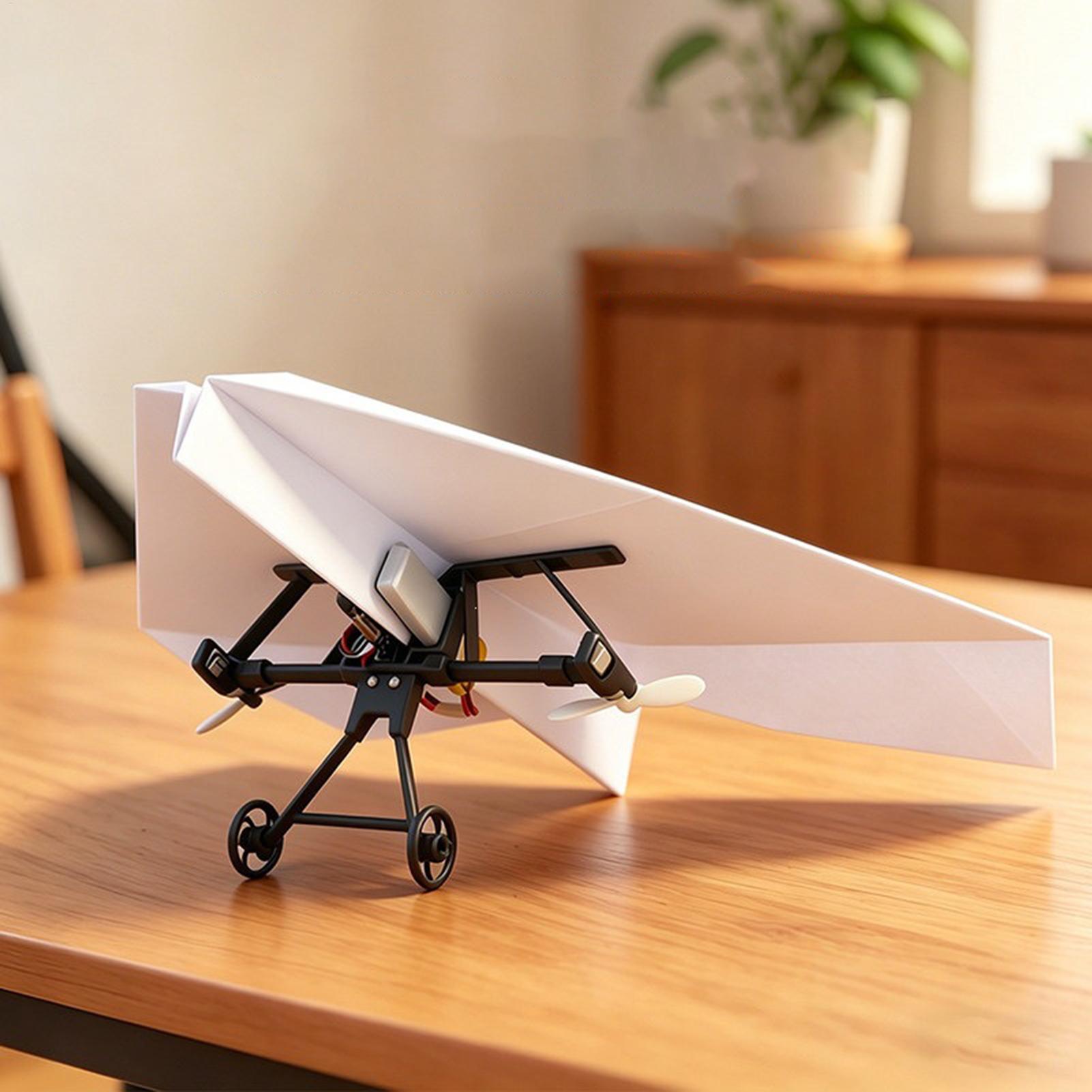 DIY RC紙飛行機キット、ジャイロスタビライザー付き電動リ - Outdoor Toys For Kids のレビューと価格