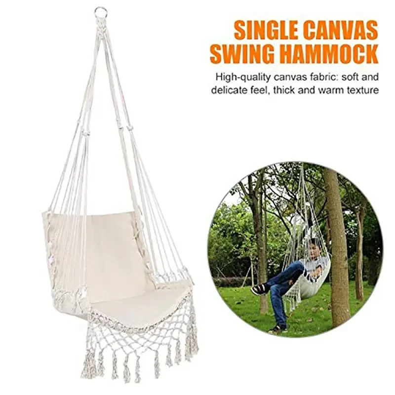 屋外屋内ハンモック スイング 安全ハンモックチェア ロープハ - Kids Outdoor Hanging Chair のレビューと価格