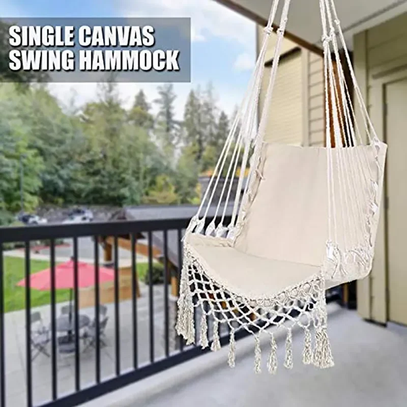 屋外屋内ハンモック スイング 安全ハンモックチェア ロープハ - Kids Outdoor Hanging Chair のレビューと価格