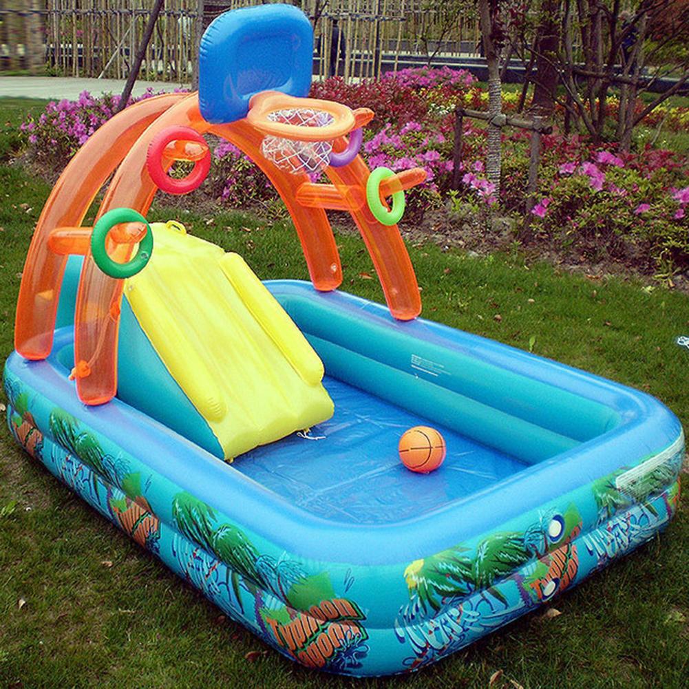 新しいウォータースライド子供楽しい芝生ウォータースライド I - Kids Outdoor Inflatable Water Slide のレビューと価格