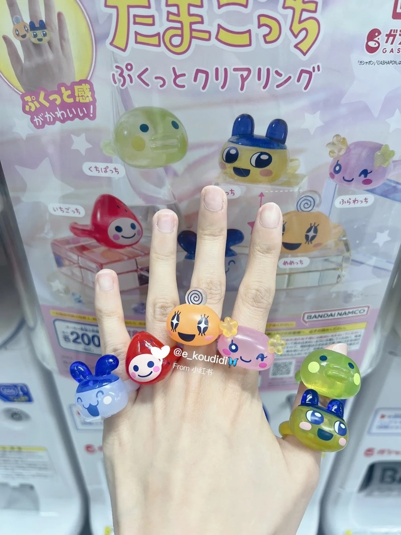 バンダイたまごっち透明かわいいリングマメッチクチパッチメメッ - Bandai Model Tamagotchi のレビューと価格