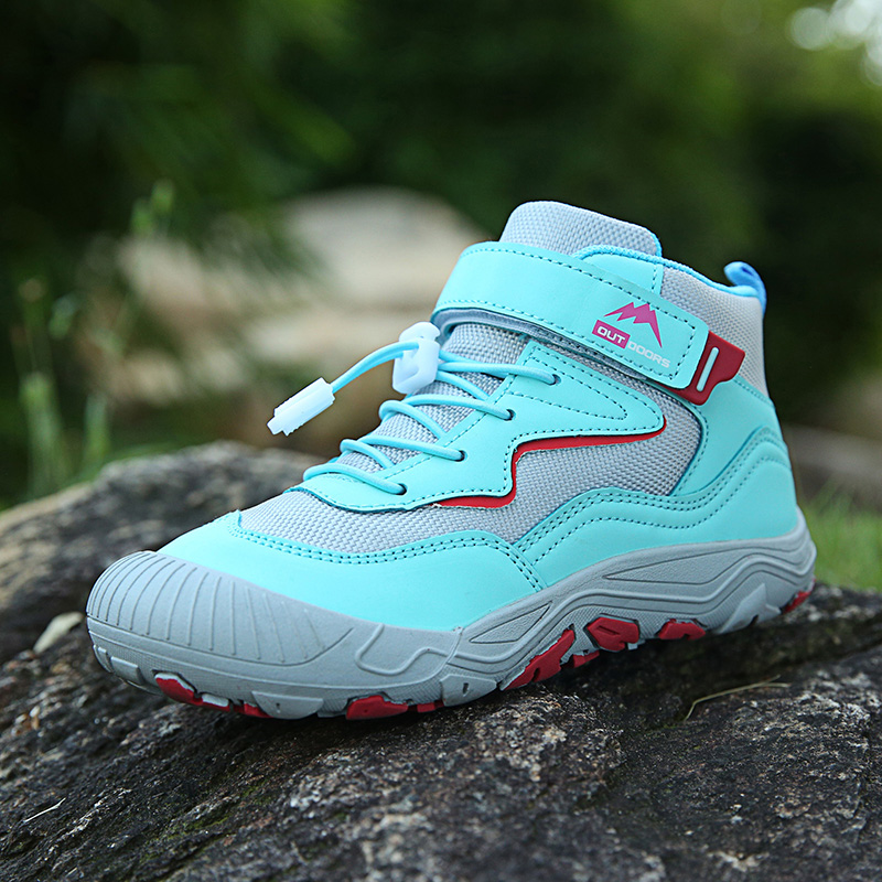 屋外アンチスリップハイキングシューズ子供トレッキングスニーカ - Kids Outdoor Jumping のレビューと価格