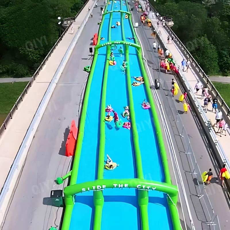 業務用巨大スリップ＆スライド式インフレータブルウォータースラ - Kids Outdoor Inflatable Water Slide のレビューと価格