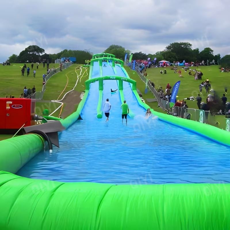 業務用巨大スリップ＆スライド式インフレータブルウォータースラ - Kids Outdoor Inflatable Water Slide のレビューと価格
