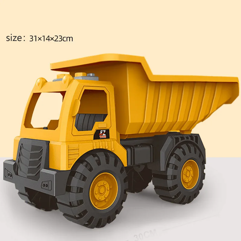 大型エンジニアリング車両モデル プラスチック製掘削機 クレー - Kids Outdoor Dump Truck のレビューと価格