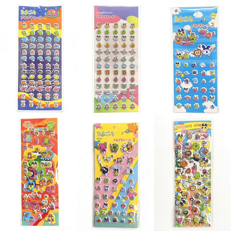 6 個たまごっち漫画バブルステッカー創造性 Diy 電話ケー - Bandai Model Tamagotchi のレビューと価格