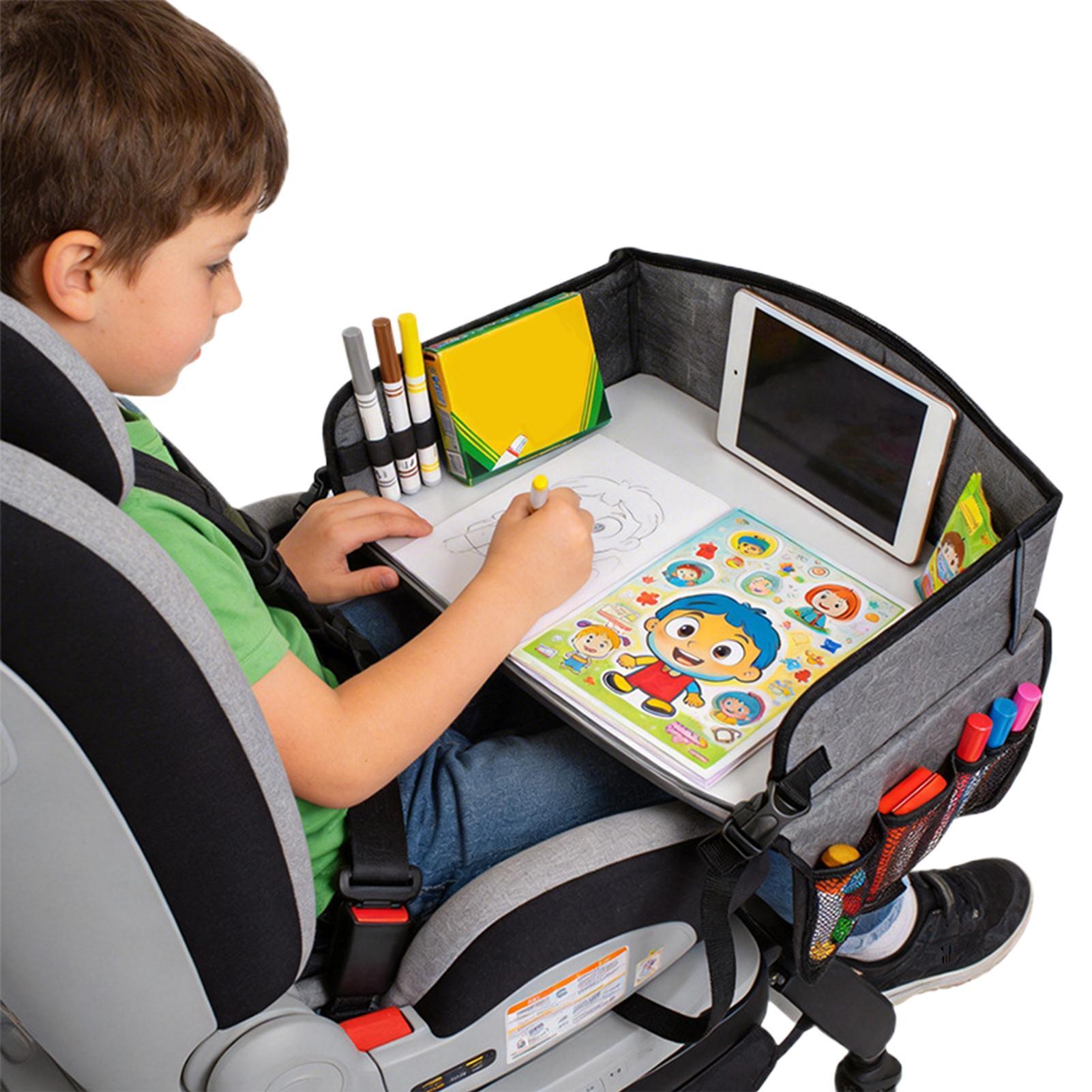 カーシート用アクティビティトレイ、ポケット付き、調節可能なス - Kids Outdoor Activity Table のレビューと価格