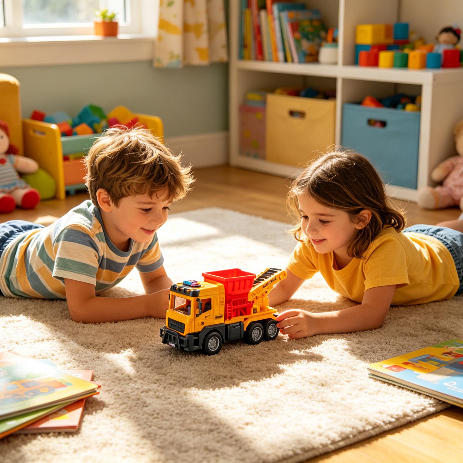 電動ダンプカーおもちゃ、サウンド＆ライト付き建設車両、ダンプ - Kids Outdoor Dump Truck のレビューと価格