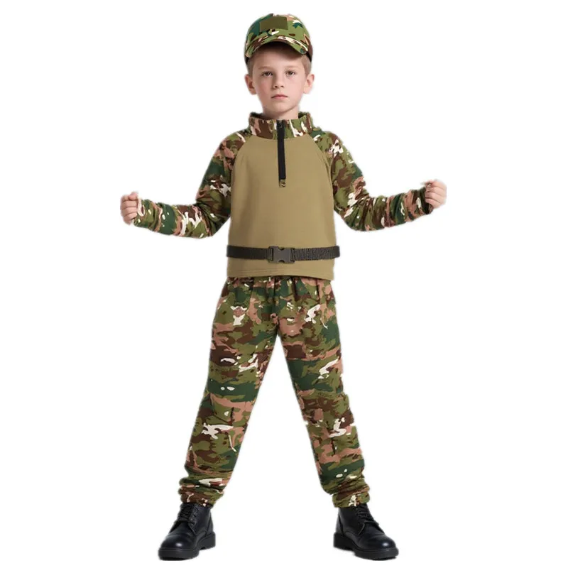 子供大人迷彩カエル衣装サマーキャンプコスチュームスタンドカラ - Kids Outdoor Movies のレビューと価格