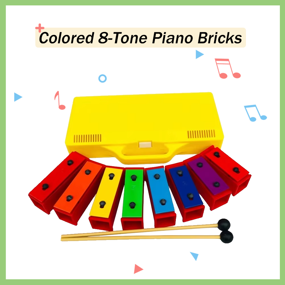 ポータブル 8 ノートクロマチック木琴グロッケンシュピール共 - Kids Outdoor Xylophone のレビューと価格