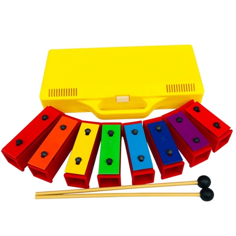 ポータブル 8 ノートクロマチック木琴グロッケンシュピール共 - Kids Outdoor Xylophone のレビューと価格