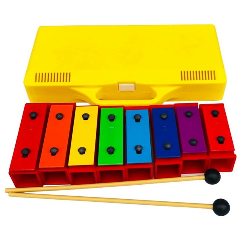 ポータブル 8 ノートクロマチック木琴グロッケンシュピール共 - Kids Outdoor Xylophone のレビューと価格