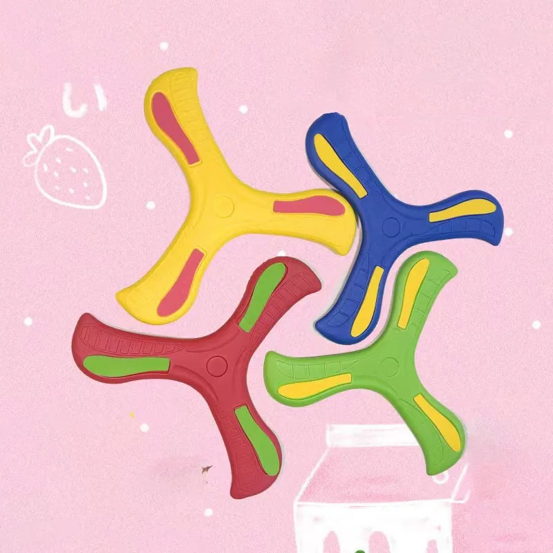 子供ブーメランソフト三つ葉クロス大人子供インタラクティブ屋外 - Outdoor Toys For Kids のレビューと価格
