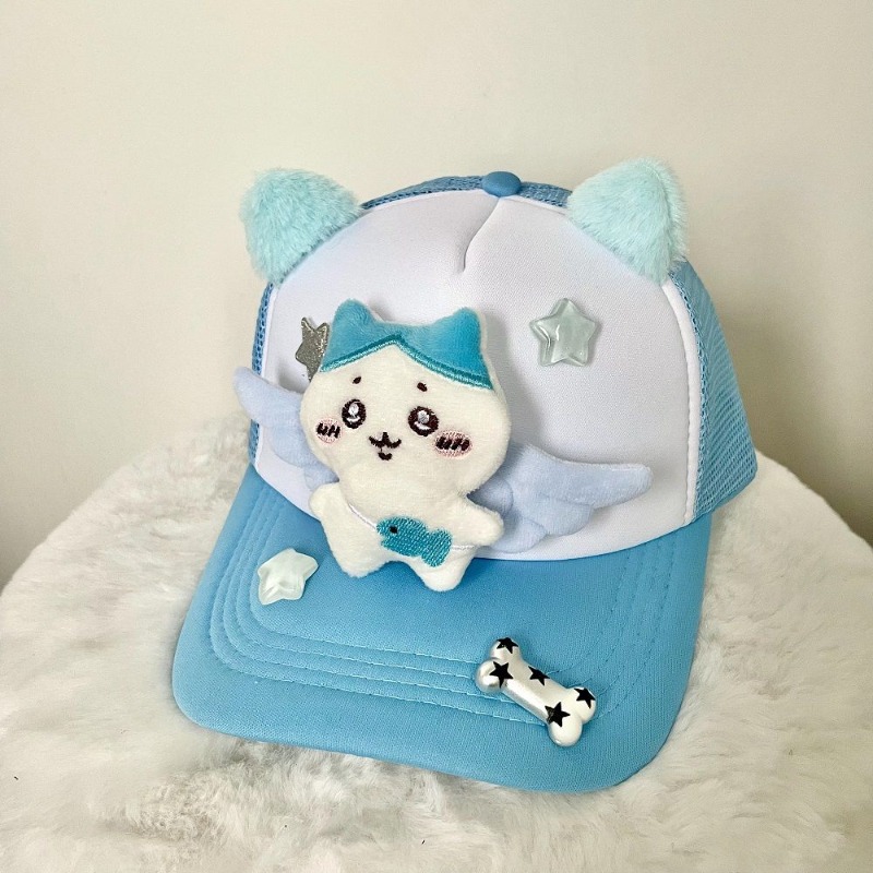 アニメちいかわうさぎ野球帽刺繍ファッションレトロ調節可能学生 - Kids Outdoor Movies のレビューと価格