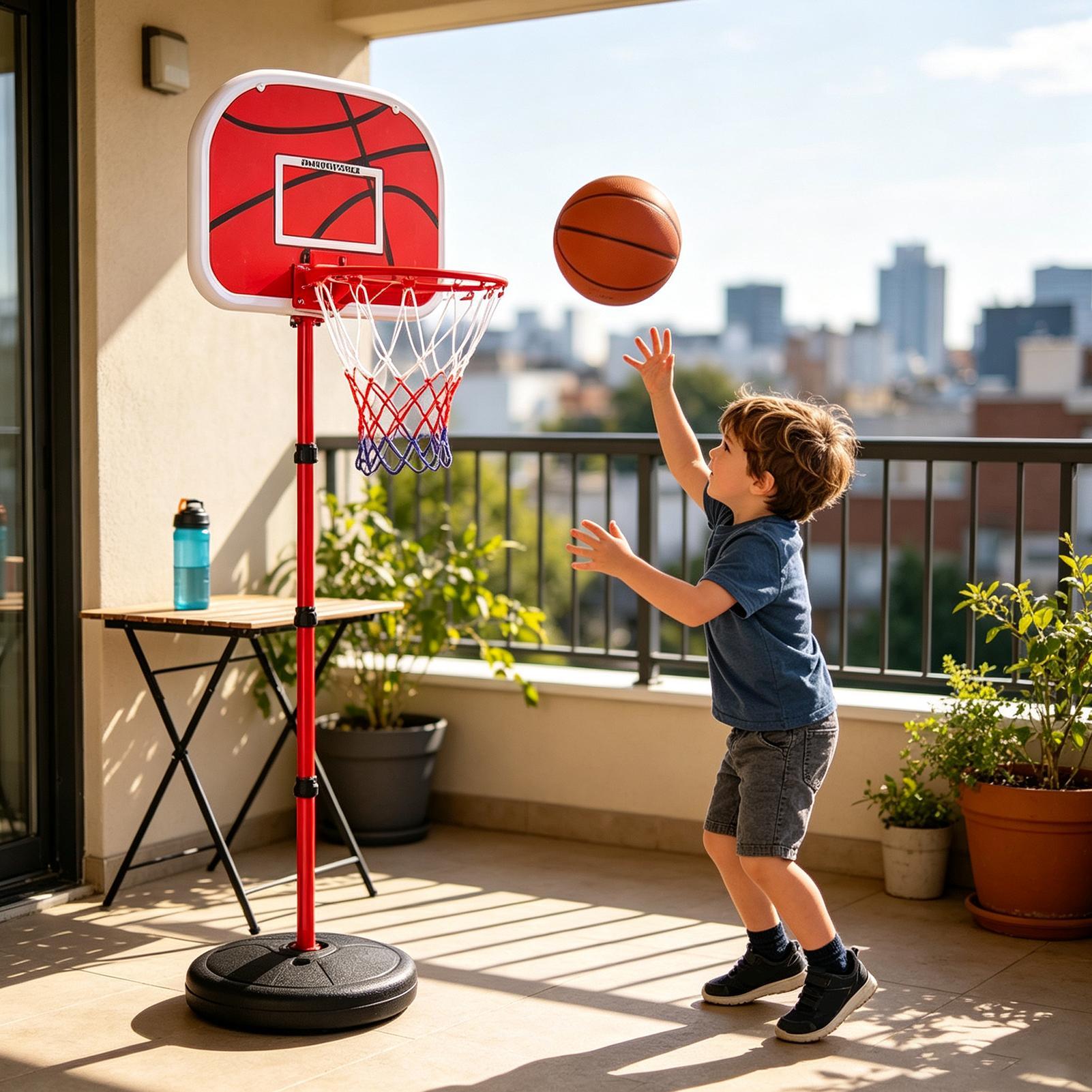 バスケットボールフープ 子供用 調節可能なスポーツ玩具 ボー - Outdoor Toys For Kids のレビューと価格