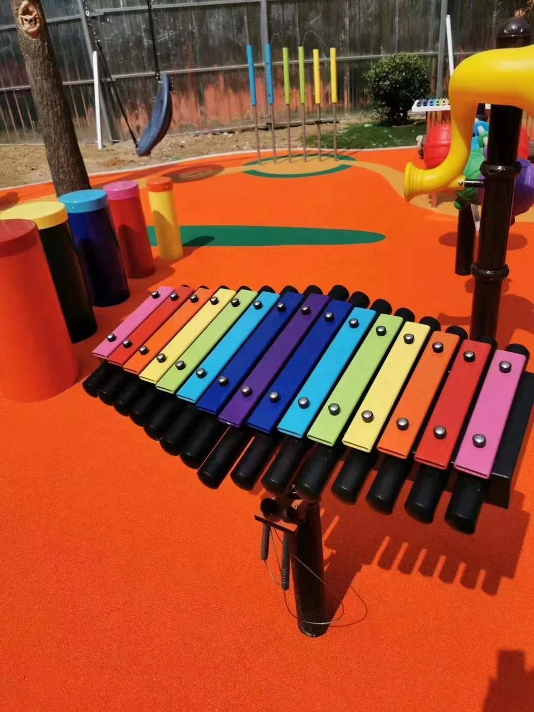 ボンホン屋外自立型パーカッション楽器 屋内外兼用子供用音楽遊 - Kids Outdoor Xylophone のレビューと価格