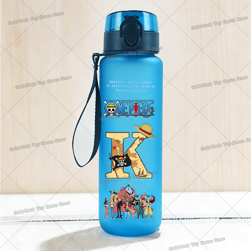 650ml ルフィ文字A-Zスポーツウォーターボトル アニメ - Kids Outdoor Movies のレビューと価格