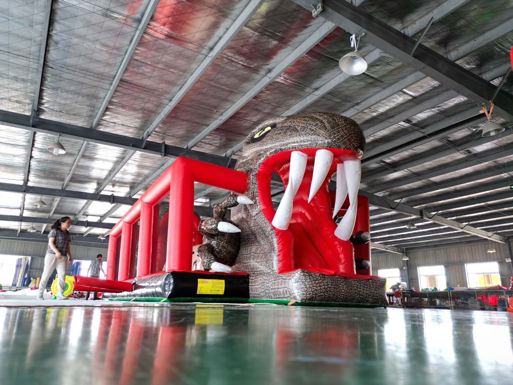 インフレータブル障害物コース 商業用PVC製バウンスハウス  - Kids Outdoor Obstacle Course のレビューと価格