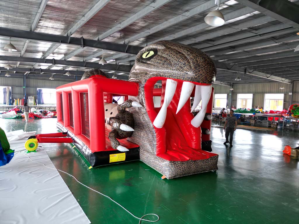 インフレータブル障害物コース 商業用PVC製バウンスハウス  - Kids Outdoor Obstacle Course のレビューと価格