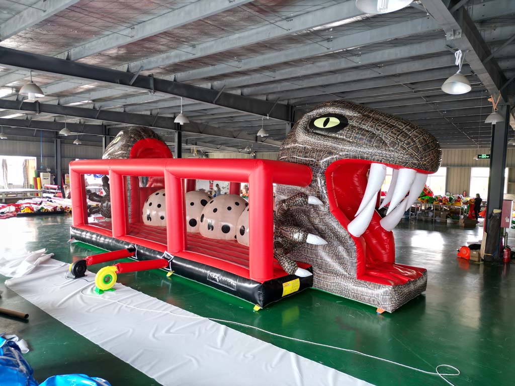 インフレータブル障害物コース 商業用PVC製バウンスハウス  - Kids Outdoor Obstacle Course のレビューと価格